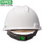 梅思安免费印字 MSA梅思安领导安全帽工地男施工国标加厚夏季透气头盔白色监理定制LOGO 白色-标准型ABS一指键