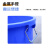 豫选工品  塑料水桶加厚户外储水桶 大号装米面圆形消毒桶 大容量带盖清洁桶 80L蓝色带盖