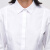 G2000女装商场长袖白色衬衫拼接修身显瘦基础款工作装衬衣 浅蓝色/71 155/76A/XS