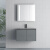 法恩莎（FAENZA）智能镜浴室柜多层实木组合柜现代简约卫生间陶瓷岩板台面洗漱柜