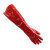 代尔塔 201601 PVC防化手套 60cm环保超长款 防油耐酸碱植绒内衬 红色 1副