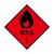 稳斯坦 WST4017 货车运输危险品标识牌 铝板警示货物化学有毒液体有害气体标识贴 健康危害