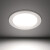 FSL佛山照明LED筒灯客厅卧室过道嵌入式天花灯全铝射灯客厅桶灯 12W/白玉银边/正白/开孔120-135mm