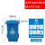 定制适用大号环卫分类垃圾桶户外物业带盖商用桶240L带轮厨房室外120L 蓝色 80升加厚-可回收