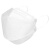 贸正 KN95一次性口罩柳叶型3D立体口罩鱼嘴型防尘防唾液防雾霾口罩 独立包装 白色20只装