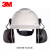 3MX5P3挂安全帽防噪音耳罩 36dB降噪隔音耳罩