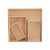 适用于木盒定制无盖实木收纳盒大号小号长方形正方形收纳展示木制小盒子 定制专拍