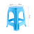 墨申加厚塑料凳子熟胶塑胶高凳板凳方凳定制 蓝色【加厚款】10张(47CM高)