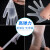 爱马斯(AMMEX)一次性PVC手套 检查手套 餐饮清洁劳保 100只/盒透 透明加厚PVC手套M码【100只/盒】
