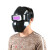 电焊面罩防护罩自动变光脸部头戴式焊帽轻便氩弧焊工焊接防护 106黑片款
