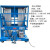 高空久固牌铝合金升降机登高作业平台苏州升降车液压平台电动梯子 10米双柱普通型
