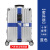出国留学旅行行李箱绑带一字十字打包带拉杆箱捆绑带子托运加固带 升级款-密码锁十字蓝色