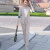 BJORN MOAN小西装套装女2024新款西服时尚气质韩版两件套职业装女装外套上衣 灰色外套十裤 XL(111-120斤)