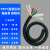 800万次 TRVV 超高柔性 拖链电缆2-3-4-5-6-7-8-10-40芯编码器信号控制线 高柔拖链线（0.3m㎡ 无氧江铜） 雾面黑色 7芯  (彩色线芯)