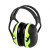 3M隔音耳罩防噪音睡眠工业降噪33db 黑绿色X4A耳罩 1副