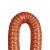 欧仓 耐高温红色硅胶排风抽烟通风管伸缩钢丝软管防火抽风管 内径152mm/4米(6英寸) 单位：卷