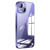 星染适用手机壳新款苹果iPhone14电镀透明硬壳镜头全包防摔 暗紫色PC高透硬壳-带防尘网 苹果14