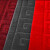 wimete 威美特 WIwj-50 拉绒压花防滑地毯 PVC橡胶底绒面走廊酒店舞台大红地毯垫 红色1m宽*15m（整卷）