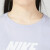 耐克（NIKE）女装2024夏季新款健身训练运动服休闲宽松透气快干圆领t恤上衣 DX7907-536 浅紫色 S
