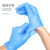 英科医疗 一次性手套合成PVC材质橡胶胶皮检查防护手套 DFHA061 蓝色 M