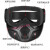 HKNAM4高清透明护目镜时尚款唾沫飞沫飞溅防尘防护眼镜防雾气男女通用 M4面罩(炫彩片)