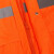 优导仕 户外成人劳保分体执勤劳保反光环卫雨衣雨裤套装摩托骑行徒步 橙色2XL