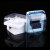 淇轩 86型新一代TNC防溅盒 塑料插座面板 开关罩防水盒 透明色 10个装