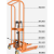 仁聚益液压叉车卸货神器小叉车手动小型轻便家用升降车微型升高车搬运车 200公斤升高09米货叉款