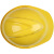 梅思安 10146672 V-Gard500豪华型黄色ABS安全帽带透气孔帽壳 一指键帽衬针织布吸汗带 D型下颌带*1顶