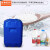 京洲实邦 塑料化工废液桶加厚耐酸碱酒桶 15L蓝色 （加厚款）