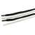 现货黑色32股加密涤纶绳 服装辅料圆帽绳编织腰绳裤绳塑料头定制 白色 1.2米