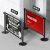 金柯 广告布围栏 排队护栏隔离活动宣传 机场地铁商场企业定制 一套含钛金色皇冠礼宾杆牛津布