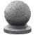 星飘扬 花岗岩石球路障广场石墩子大理石石头球 直径50cm 个