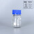 加厚玻璃GL45蓝盖试剂瓶密封化学实验瓶耐腐蚀样品瓶红盖四氟垫瓶 透明100ml红盖+四氟垫