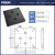 滑台转接板光学面包板转接板带M4螺纹孔矩阵多孔板 ADA-M60