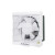 金羚 方形百叶排气扇 卫生间厨房强力工业排风换气12寸半金属带网APB30-6-30(HJ1)