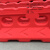 MNSD三孔水马PE隔离墩塑料高围栏市政高速道路施工护栏防撞桶红黄 小水马/红色(小号)