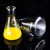 海斯迪克 HKC-170 玻璃三角烧瓶 高硼硅耐高温平底锥形瓶 直口250ml 