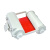 LableSHARK 彩贴机标签机色带CPM-100HG3CCPM-100HG3C/HC/PM-100A碳带色带 红色