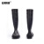 安赛瑞 高筒雨鞋（44码）黑色 PVC塑胶雨鞋雨靴 户外防水防滑雨靴 抗洪抢险雨鞋 劳保用品 13816