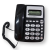 泰威355 办公电话机 来电显示有绳坐机 免电池时尚创意座机 大气黑色 761