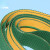 黄绿片基带加导条花纹耐磨平面传动带糊盒皮带平皮带 黄绿片基带加导条花纹