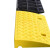 知旦 路沿坡 高16cm三角垫减速带马路牙子斜坡垫塑料台阶垫可定制 601602  黑色