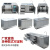 不锈钢橱柜304整体厨房灶槽一体不锈钢整体组合定制橱柜304厨 201双门平台