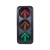 红绿灯交通信号灯警示灯机动车信号灯LED人行箭头信号灯 300三联箭头PC材质