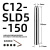 高精密度侧固式小径延长杆SLD10/12/16/20加长杆防震深腔铣刀刀杆 C12-SLD5-150高端款