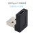 上数据90度Type C USB-C3.13.0弯头USB 充电母对转接头公UC-357 黑色上弯 0.01m