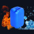 良至 化工桶 堆码桶塑料桶带盖方桶加厚废液桶包装桶密封桶手提桶 蓝色10L
