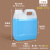 水杉塑料桶方桶1L- 半透明色密封工业级塑料桶水桶酒桶山茶油花生油壶方桶 S