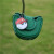 溥畔推杆木杆套 高尔夫球杆套 杆头套保护套帽套 不锈钢 R 墨绿色 绿色 磁铁闭合
